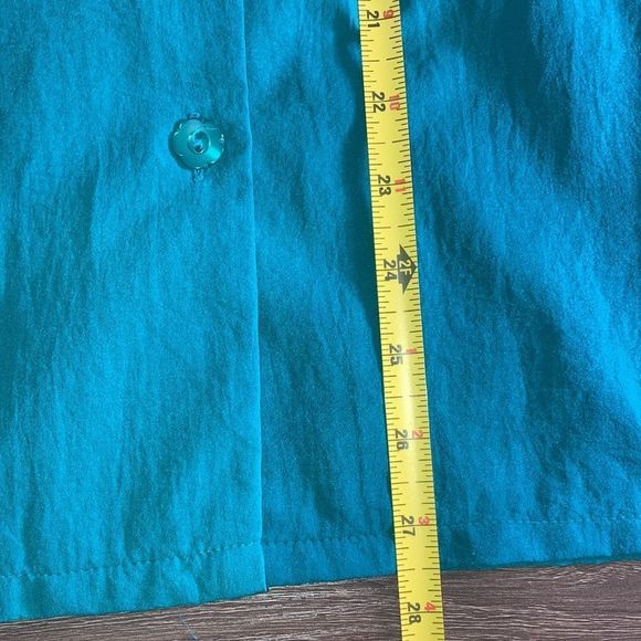 Vintage Womens Large Bon Worth Bermuda Set Green W/Parrots - Picture 8 of 16